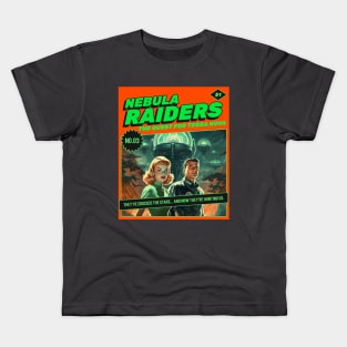 Vintage Sci Fi Comic Book Cover science fiction Kids T-Shirt